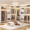 Aheaplus Closet Organizer with Drawer, Closet System with Mirror and Hanging Rod - 3 of 4