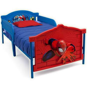 Twin Marvel Spider-Man Plastic 3D Kids' Bed - Delta Children