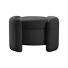 Meridian Furniture,Horizon Boucle Fabric Ottoman - 3 of 4