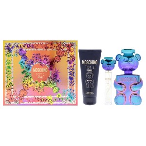 Moschino Toy 2 Pearl by Moschino for Unisex - 3 Pc Gift Set 3.4oz EDP Spray, 3.4oz Body Lotion, 0.3oz EDP Spray (Mini) - 1 of 1