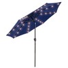 Sonkuki Patio 9FT LED Market Umbrellas With Solar Lights, Table Umbrella for Patio and Outdoor With Tilt Button for Deck and Pool - 2 of 4