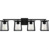 Quoizel Lighting Lodge 4 - Light Vanity in  Matte Black - 2 of 4