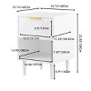 Accent Cabinet Modern with Drawer Storage for Bedroom Nightstand - 3irtyhousy - 4 of 4
