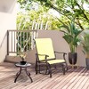 Outdoor Glider Chair, Gliders for Outside Patio with Steel Frame and Mesh Fabric for Backyard, Garden, and Porch - 2 of 4