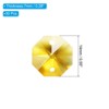 Unique Bargains Crystal Pendants Octagon Beads for DIY Lamp Arts Crafts Decoration 30 Pcs - 2 of 4
