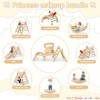 Foldable Toddler Wooden Climbing Toys, 9 in 1 Triangle Set w/Arch, Triangle, Pinball Game and Seesaw, Heavy Duty Large Indoor Playground Jungle Gym - 2 of 4