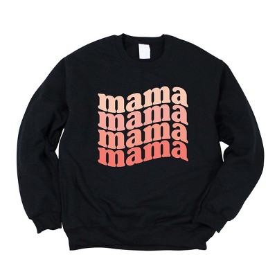 Simply Sage Market Women's Graphic Sweatshirt Retro Mama Wave