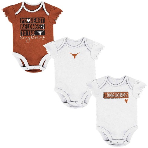 Girls Infant Gray/Black Texas Longhorns Heart To Heart Pullover Hoodie and Leggings  Set