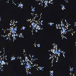 Navy Blue Floral