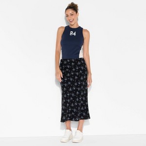 Women's Midi Printed A-Line Skirt - Wild Fable™ - 1 of 3
