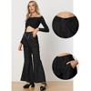 Allegra K Women's Cargo Baggy High Waisted Wide Leg Casual Pants - 2 of 4