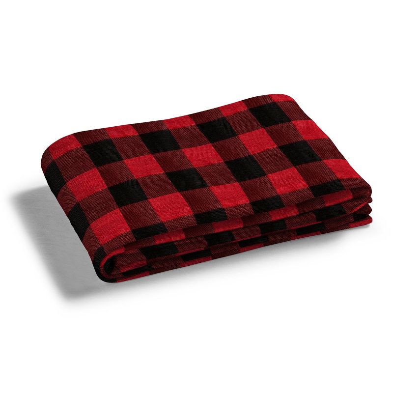 Sunbeam Electric Heated Plaid Fleece Throw with Push Button Control, 3 of 4