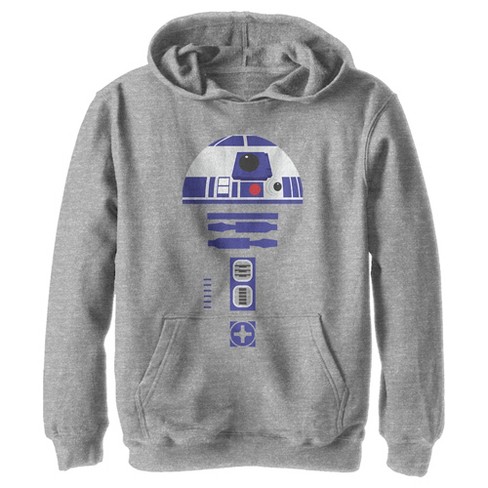 Ja Makkelijk te gebeuren toon Boy's Star Wars: A New Hope R2-d2 Body Pull Over Hoodie : Target