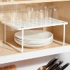 Metal Cabinet Shelf White - Brightroom™: Kitchen Organizer, Shelf Riser, Iron, 15"x10"x6" - image 2 of 3