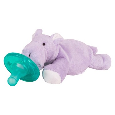 purple stuffed hippo