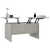 vidaXL Coffee Table Concrete Grey Engineered Wood Medium - 4 of 4