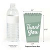 Big Dot of Happiness Sage Green Elegantly Simple - Guest Party Favor Popcorn Treat Boxes - Set of 12 - 2 of 4