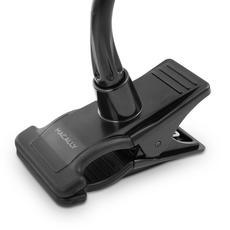 Macally Flexible Gooseneck Phone Holder and Tablet Mount With Clip On Clamp, 3 of 11