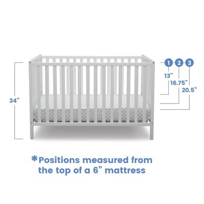 Bianca White Wooden 4-in-1 Convertible Crib