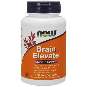 Brain Elevate by Now Foods  -  120 VegCap - 1 of 2
