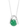 Silpada 'Fresh Orb' Sterling Silver Green Aventurine Pendant Necklace, 18" + 2" - 2 of 4