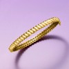 Pure Collection by Ross-Simons 18kt Gold Vermeil Twisted Bangle Bracelet - 3 of 4