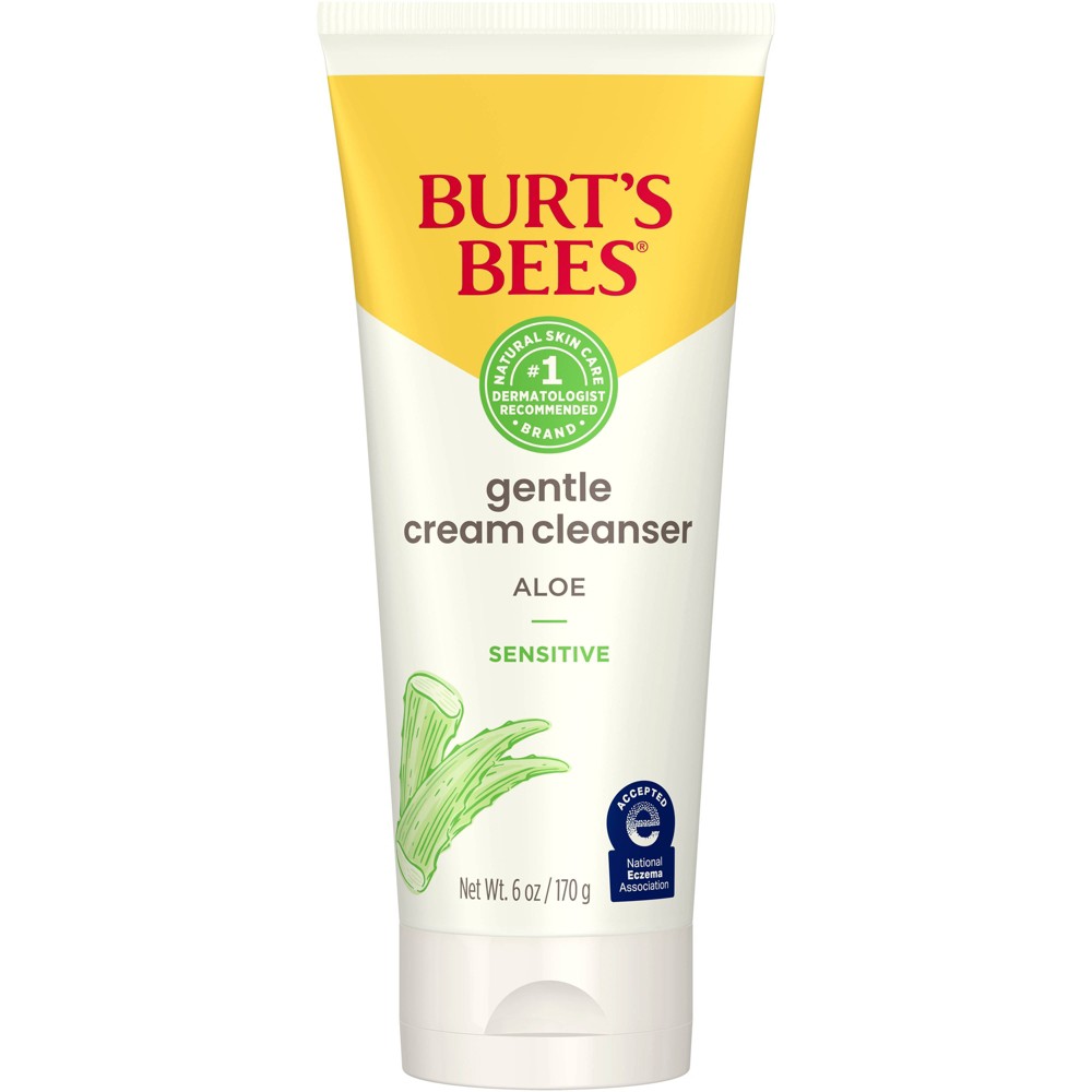Photos - Cream / Lotion Burts Bees Burt's Bees Sensitive Facial Cleanser - Fresh - 6oz 
