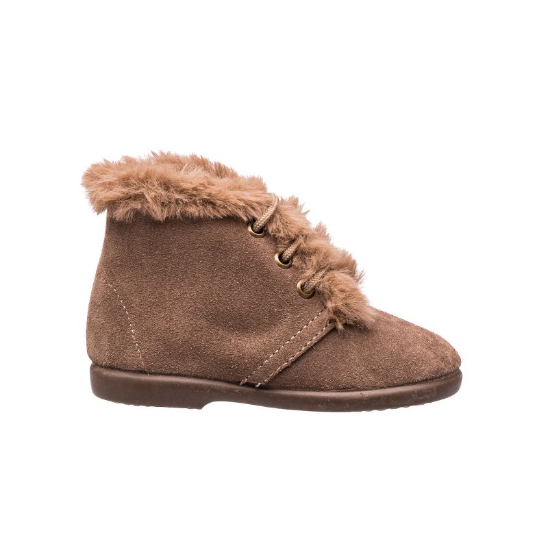 Elephantito Kids Teddy Bootie with Laces, 3 of 4