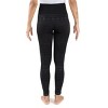 MUK LUKS Women's 4" High Waisted Fleece Lined Leggings - 2 of 4