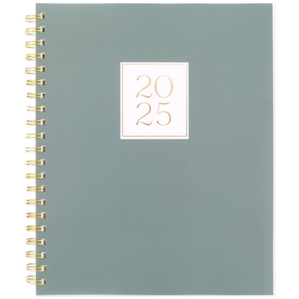 Photos - Planner Sugar Paper Essentials  Weekly/Monthly  11"x9.5" Frosted Deep G 2025