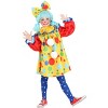 HalloweenCostumes.com Kid's Posh Polka Dot Clown Costume for girls | Rainbow Polka Dot Circus Dress - 4 of 4