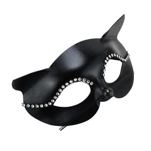 Unique Bargains Reusable Cat Party Mask 1 Pc - 1 of 4