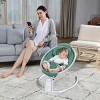 TopComfy Infant Seats Automatic Baby Bouncer Infant Baby Swing Enabled Automatic Baby Rocker Baby Chair for Baby Newborns, Green, 20.87"*7.28"*28.35" - 2 of 4