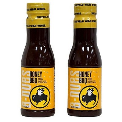 Buffalo Wild Wings Honey BBQ Sauce, 12 fl oz (Pack of 2)