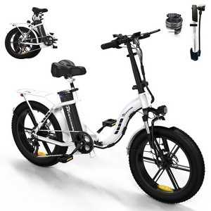 EVERCROSS EK6 Electric Bike: 20" Fat Tire, 750W, 48V - 1 of 4