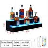 Acrylic Wall-Mounted Multifunctional Cabinet with Display and Storage Shelves, Suitable for Home and Commercial Bars, Gatherings, and Parties - 2 of 3
