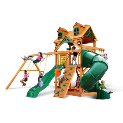 little tikes treehouse swing set target