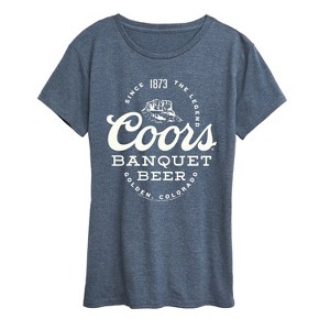 Women's - Coors - Banquet Beer Short Sleeve Graphic T-Shirt - 1 of 4