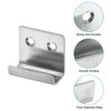 Unique Bargains Stainless Steel Mirrors Picture Display Wall Mounting Support Brackets 1.38" x 1.57" 6 Pcs - 3 of 4