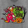 Women's Mickey & Friends Halloween Donald Duck Such a Little Devil Racerback Tank Top - 2 of 4