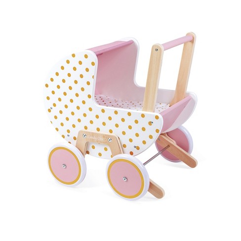 Janod Candy Chic Wooden Doll Pram Target
