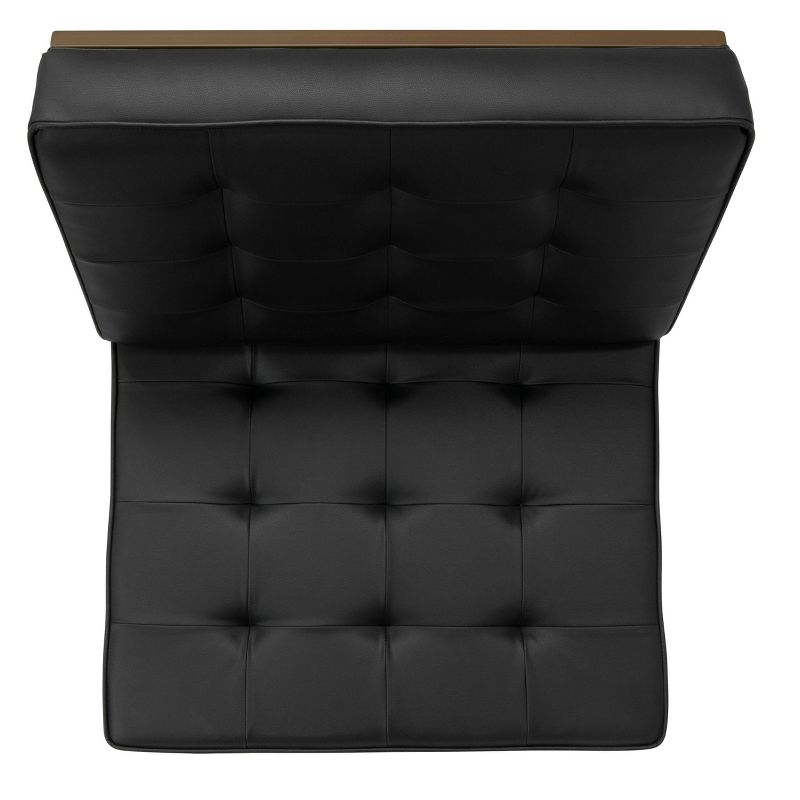 Ashlar Bonded Leather Tufted Chair - Studio Designs Home, 6 of 12