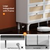 Karl Home 6-Drawer White Particle Board 47.24in. W Chest of Drawer - 2 of 4