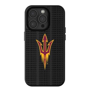 Keyscaper NCAA Text Backdrop MagSafe Compatible Cell Phone Case for iPhone 16 Plus - 1 of 4
