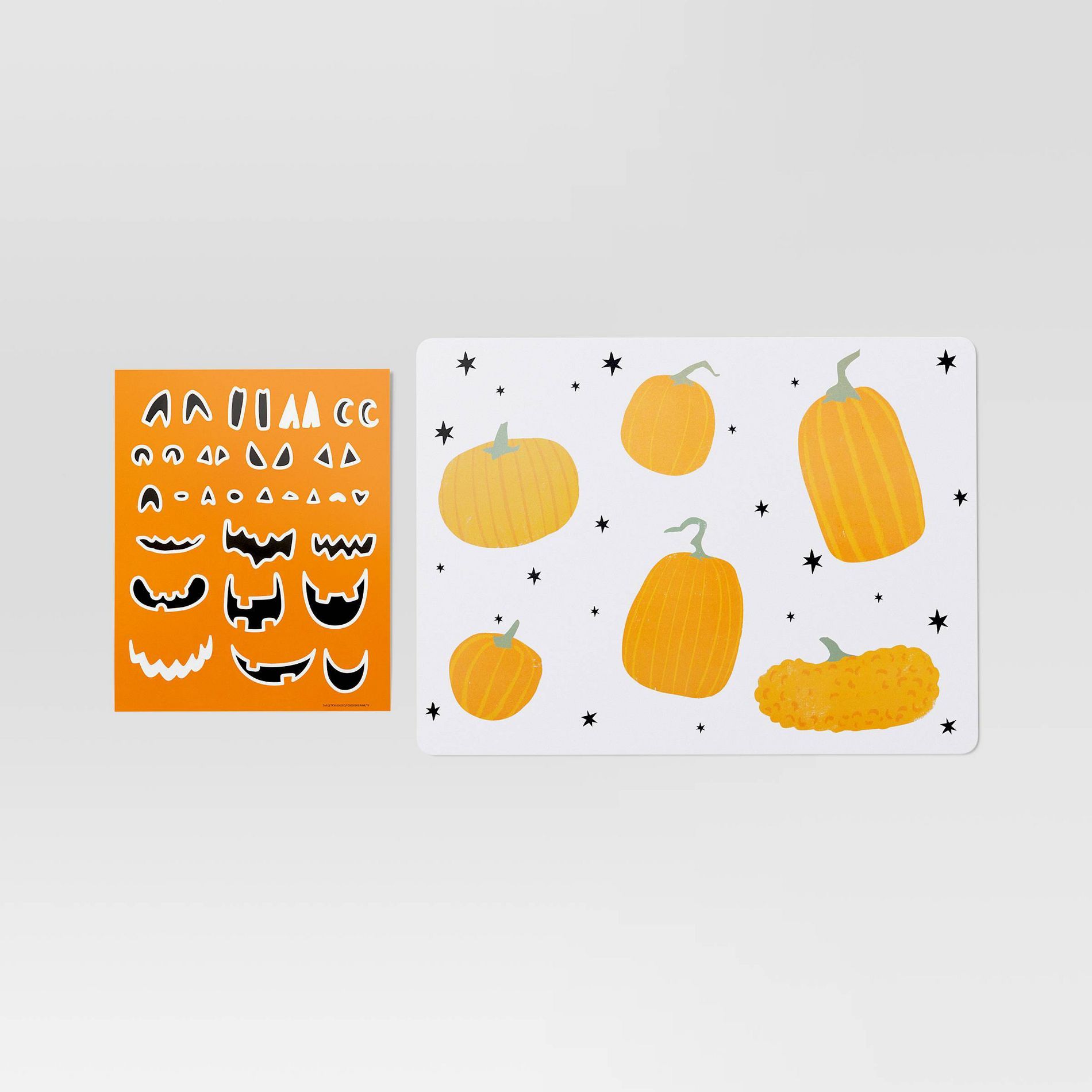 Halloween Pumpkin Interactive Placemat Orange - Hyde and EEK! Boutique™