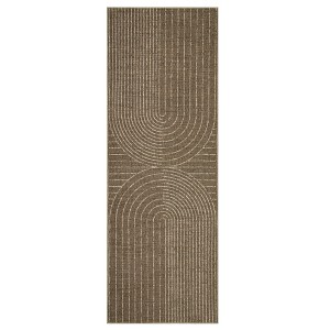 Modern Rainbow Easy Jute Area Rugs, Washable Natural Contemporary Indoor Outdoor Carpet for Living Room Farmhouse Patio Backyard RV - 1 of 4