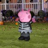 Gemmy Airblown Inflatable Peppa Pig in Skeleton Costume, 4.5 ft Tall, Pink - 2 of 4