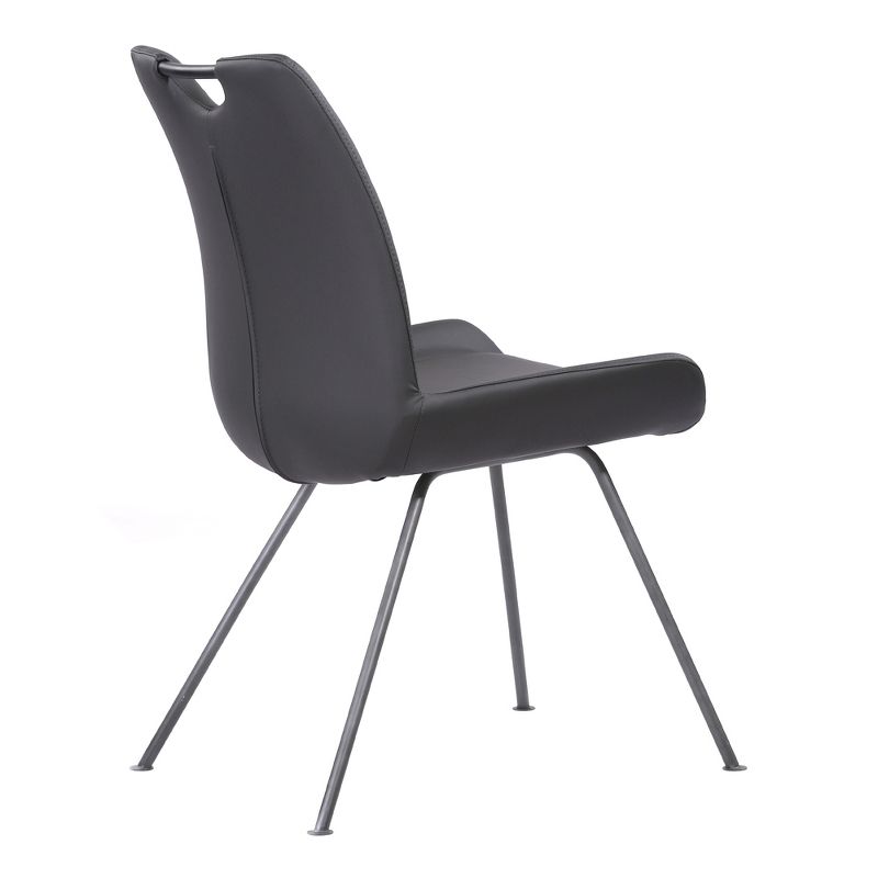 Set of 2 Armen Living Coronado Contemporary Dining Chair Gray, 4 of 10