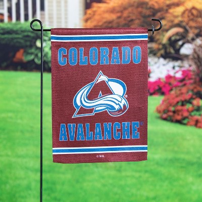 Double-Sided Blue and Red Polyester Garden Flag