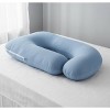 LISM Pregnancy Pillows for Sleeping,Full Body Maternity Pillow with Removable - 2 of 4
